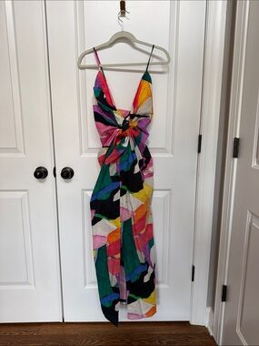 Mar Hoffman Maxi Dress with Tie Front